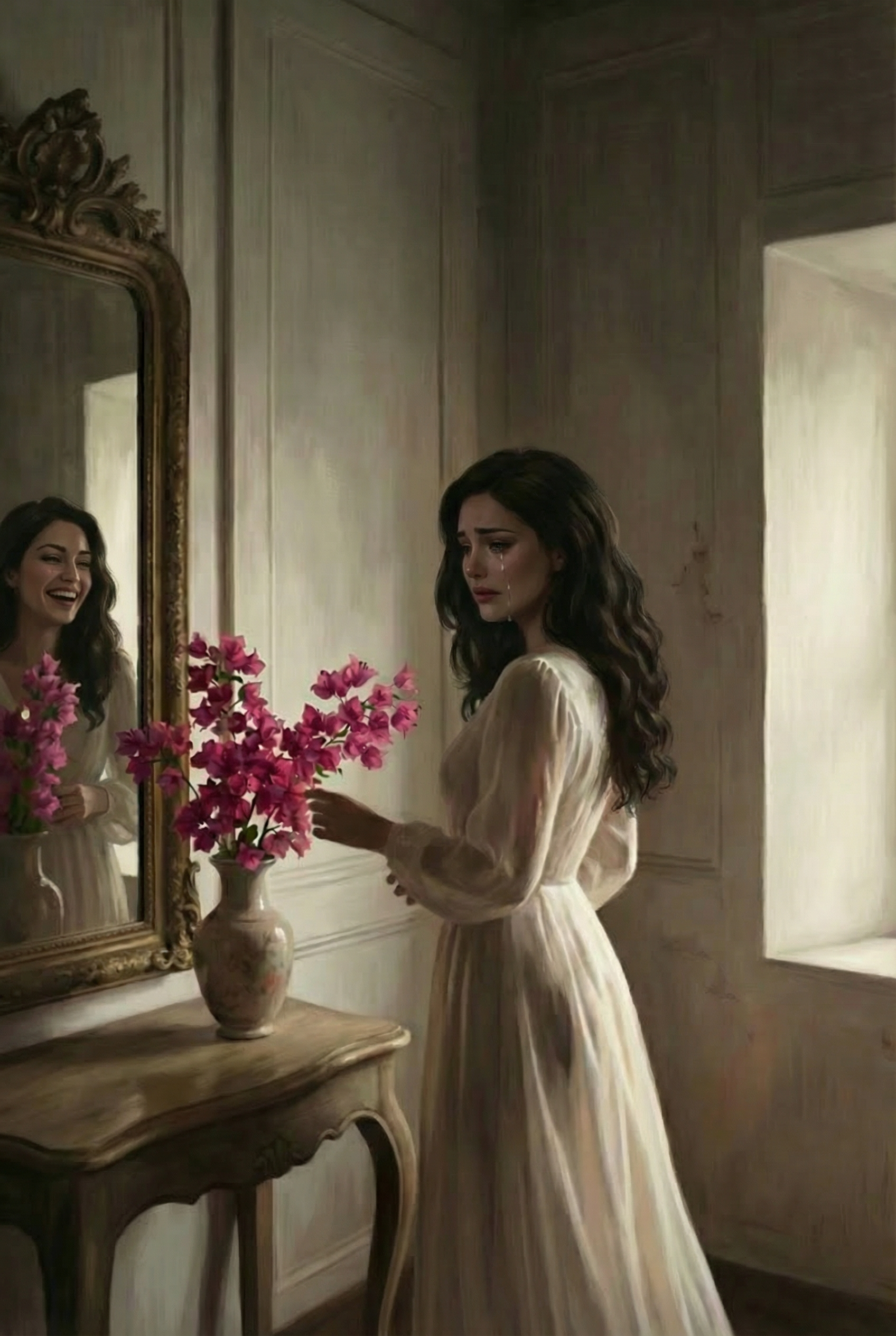 Mesalina: ella llora, el reflejo ríe